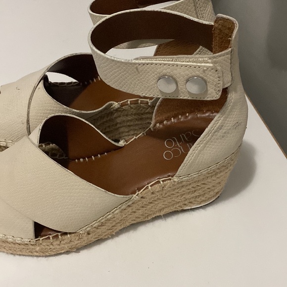 Like New! Franco Sarto Wedge Sandals - Picture 6 of 7